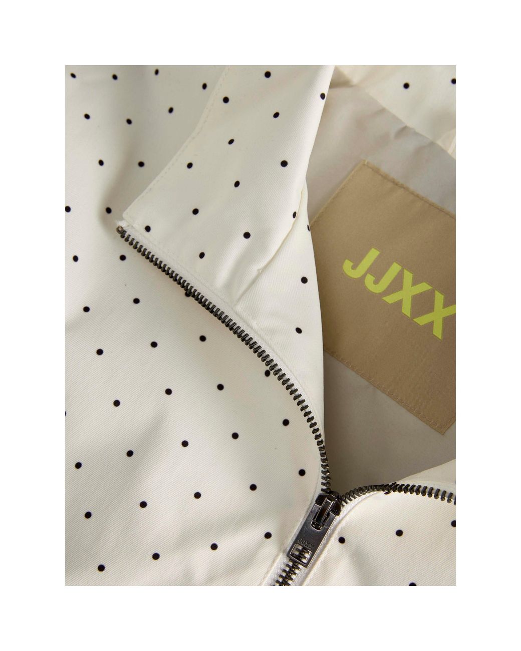 JJXX White Polka Dot Harrington Jacket