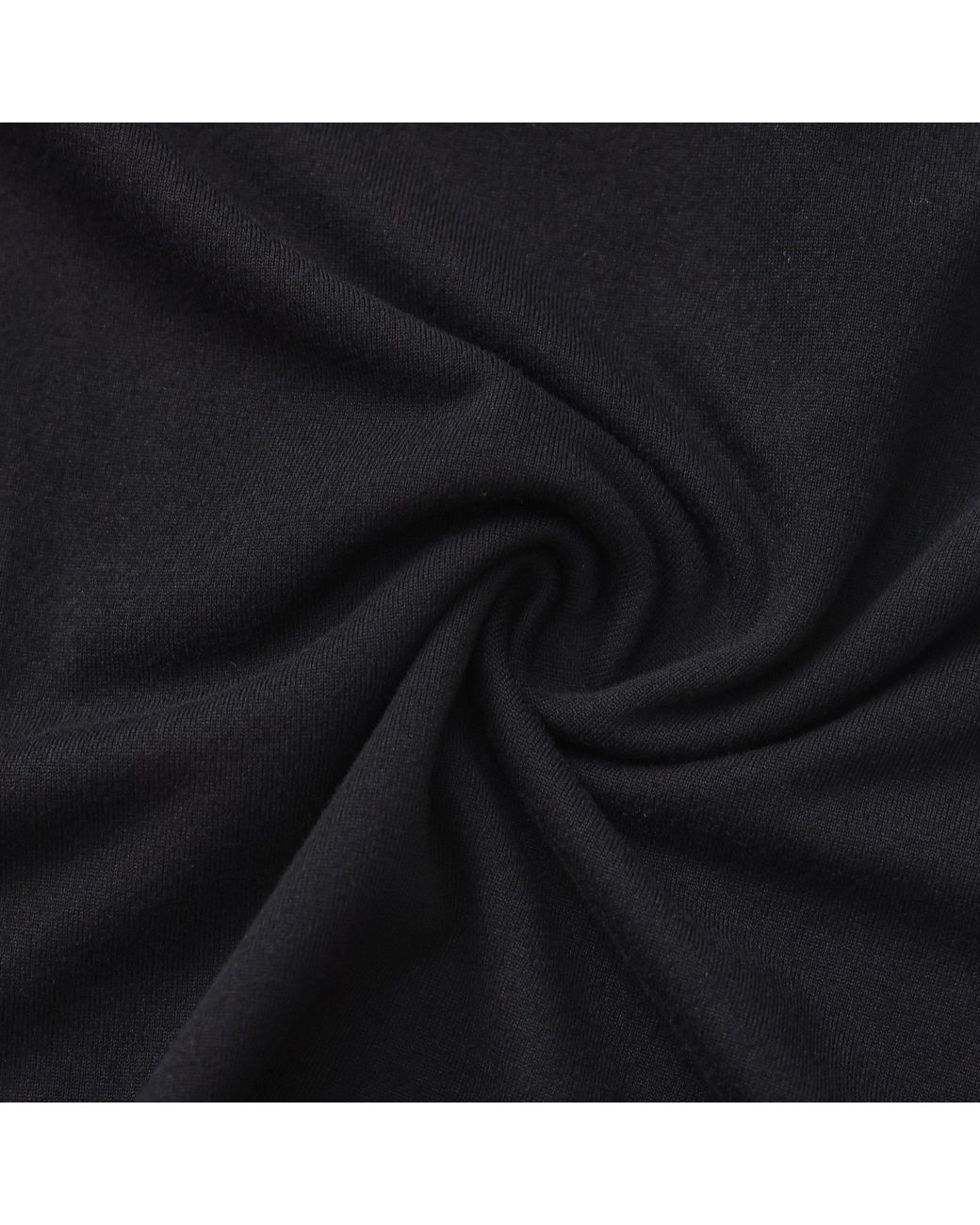 La Gear Black Essential Pleat-Back T-Shirt