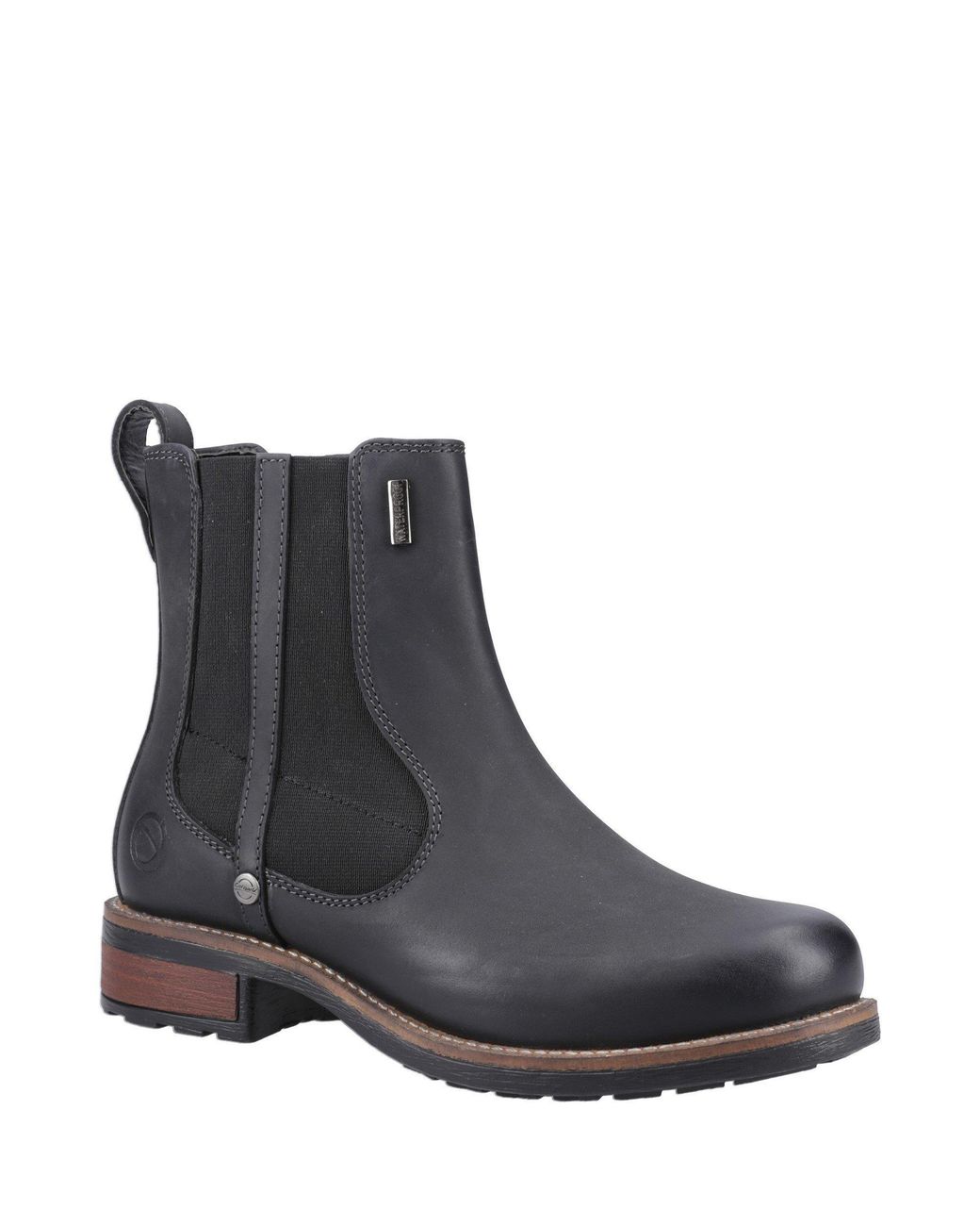 Cotswold Black Notgrove Waterproof Ankle Boots
