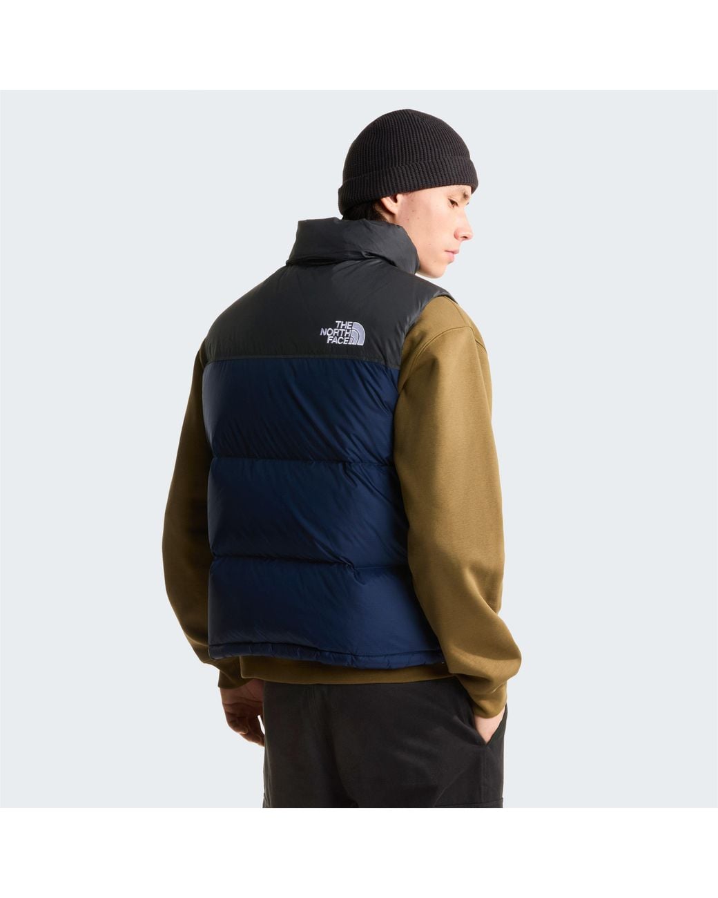 The North Face Blue 1996 Retro Nuptse 700-Fill Down Water Resistant Recycled Gilet for men