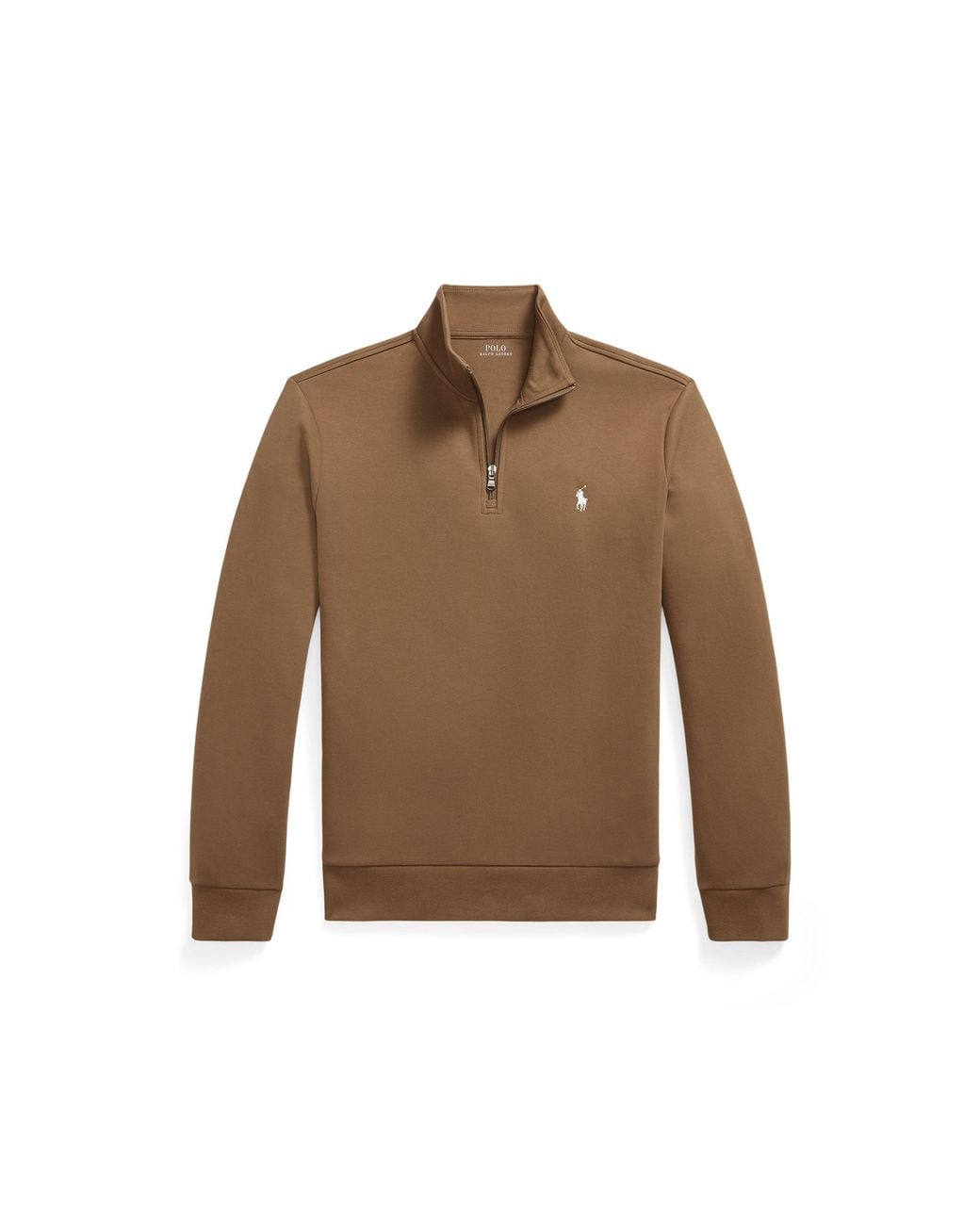Polo Ralph Lauren Brown Tech 1/4 Zip Fleece for men