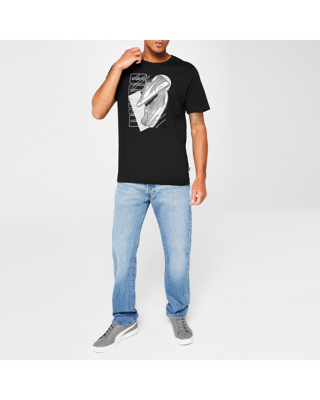 PUMA Gray Smash Vulc 3 Low Trainers for men