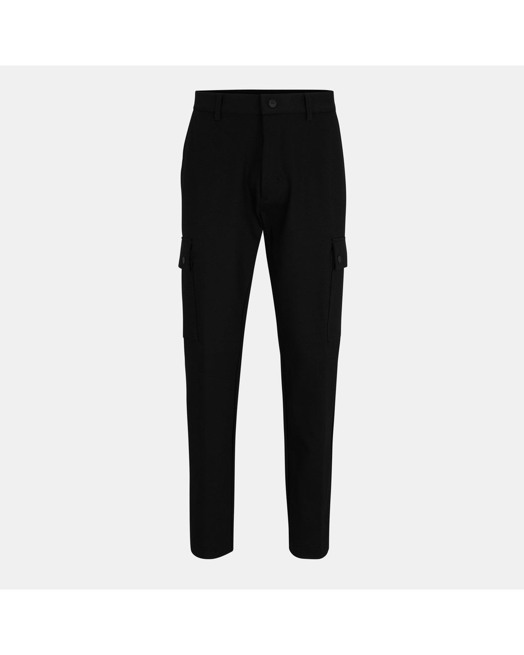 HUGO Black Slim Fit Trousers for men