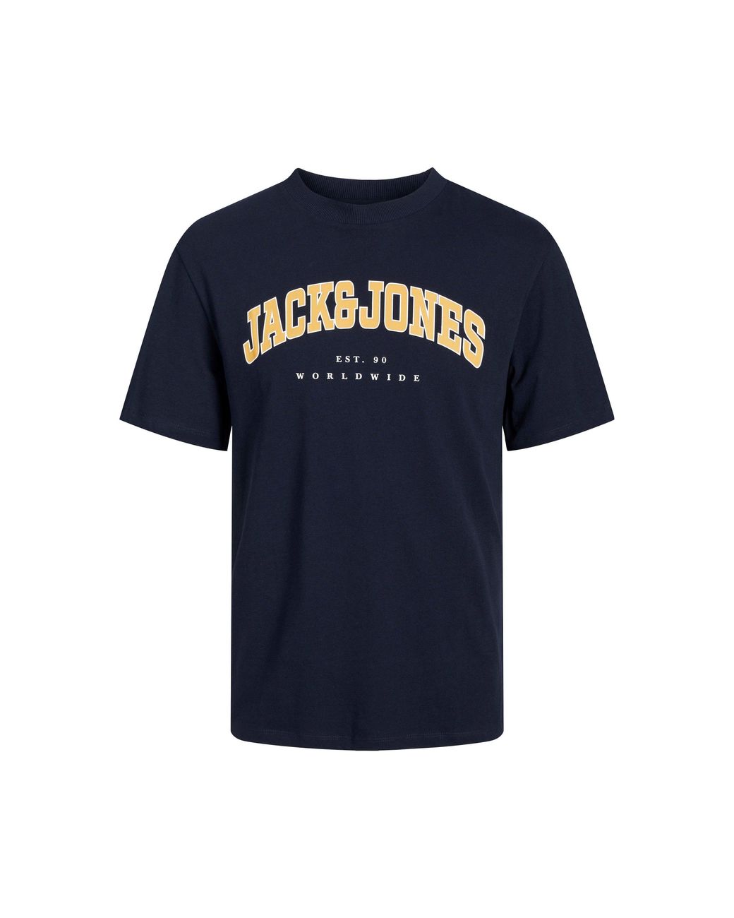 Jack & Jones Blue Varsity Logo Plus Size T-Shirt for men