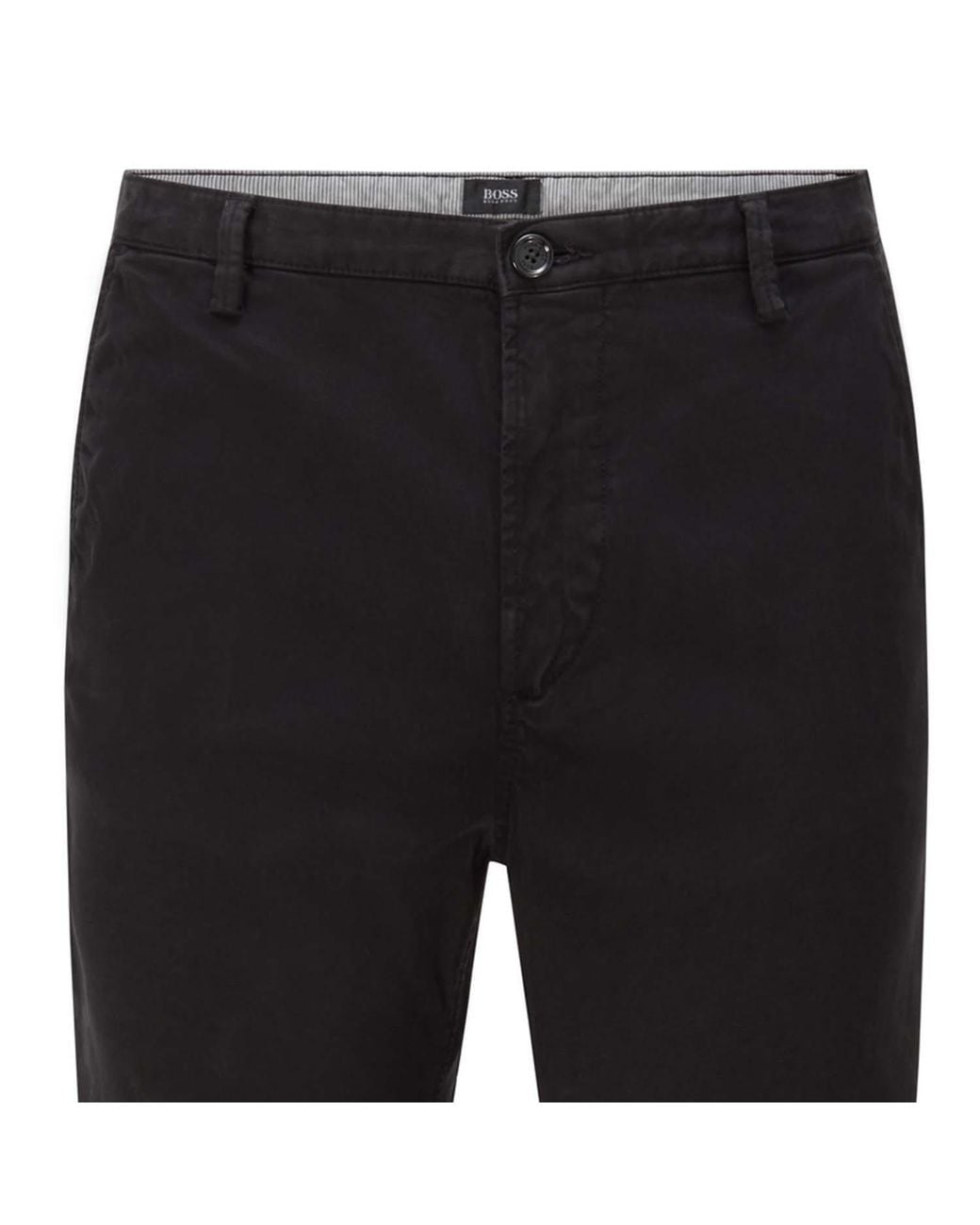 Boss Black Rice 1-D Cotton Slim-Fit Straight Trousers for men