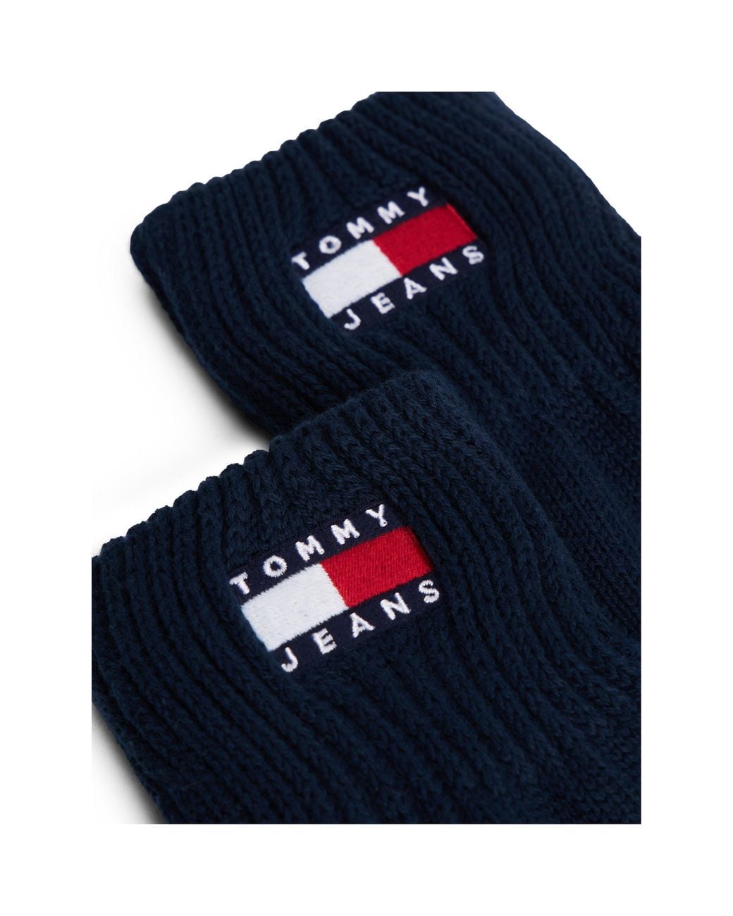 Tommy Hilfiger Blue Heritage Knitted Gloves for men