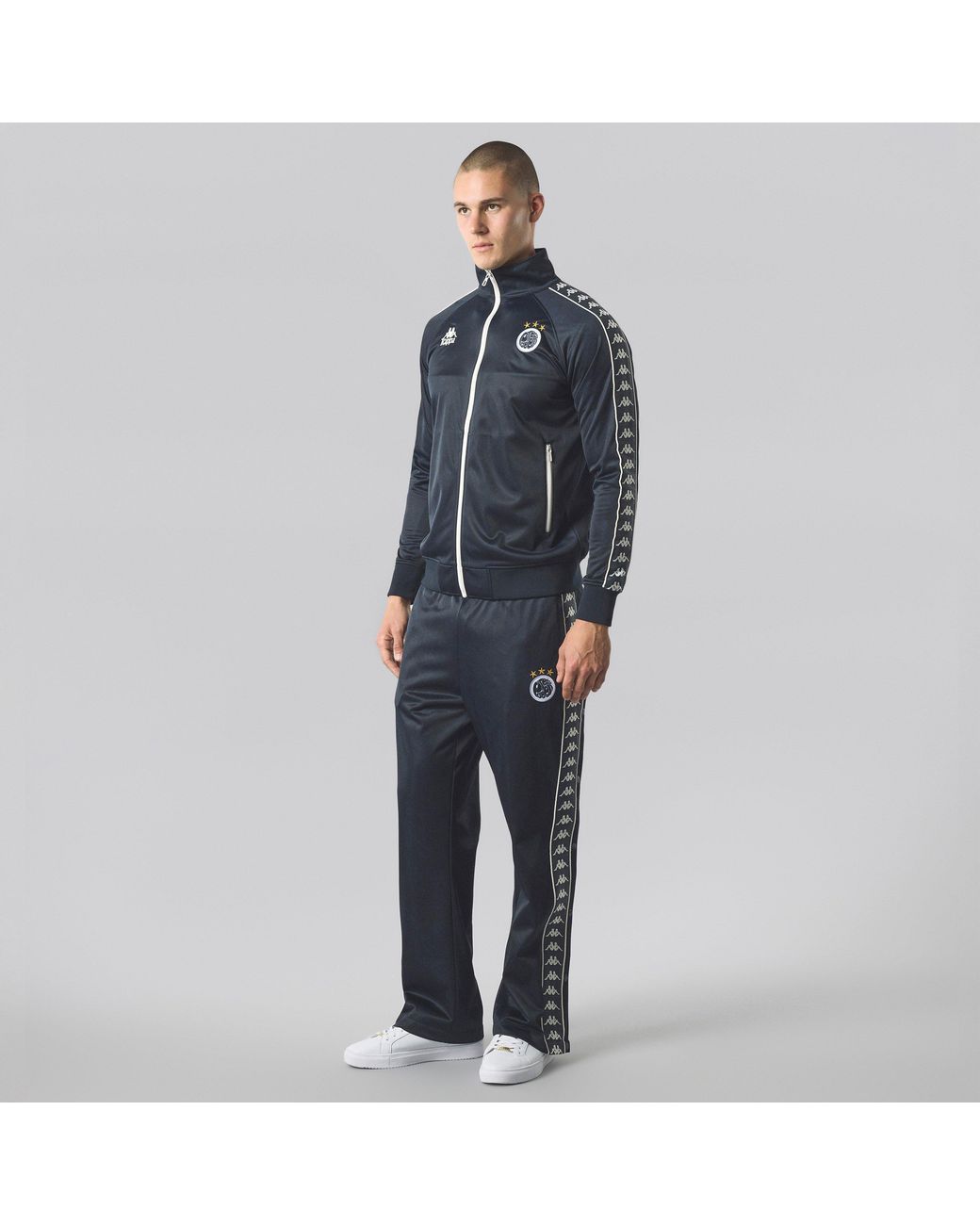 Kappa Blue Ka Banda Zip Through Tracksuit Top for men