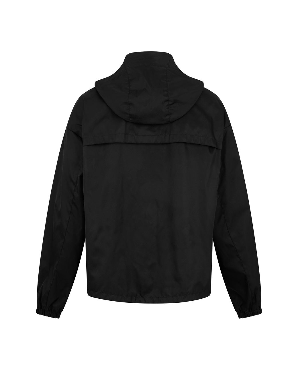 Off-White c/o Virgil Abloh Black Bookish Embroidered Logo Long Sleeve Windbreaker for men