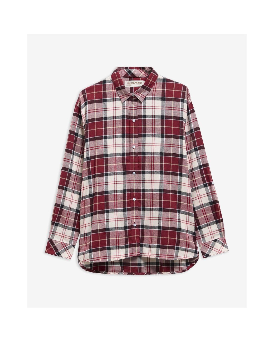 Barbour Red Elishaw Relaxed Fit Shirt