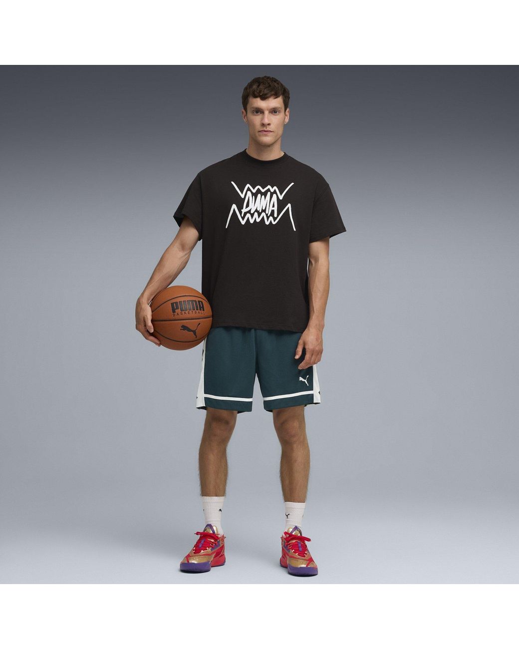 PUMA Red Scoot Zeros Ii Basketball Trainers for men