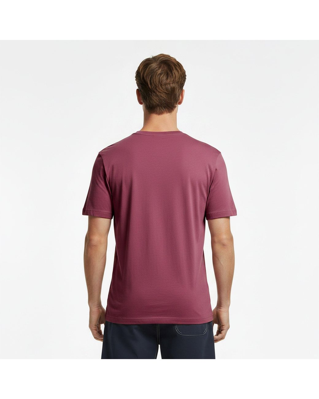 Boss Purple Tales T-Shirt With Logo Patch Premium Cotton for men