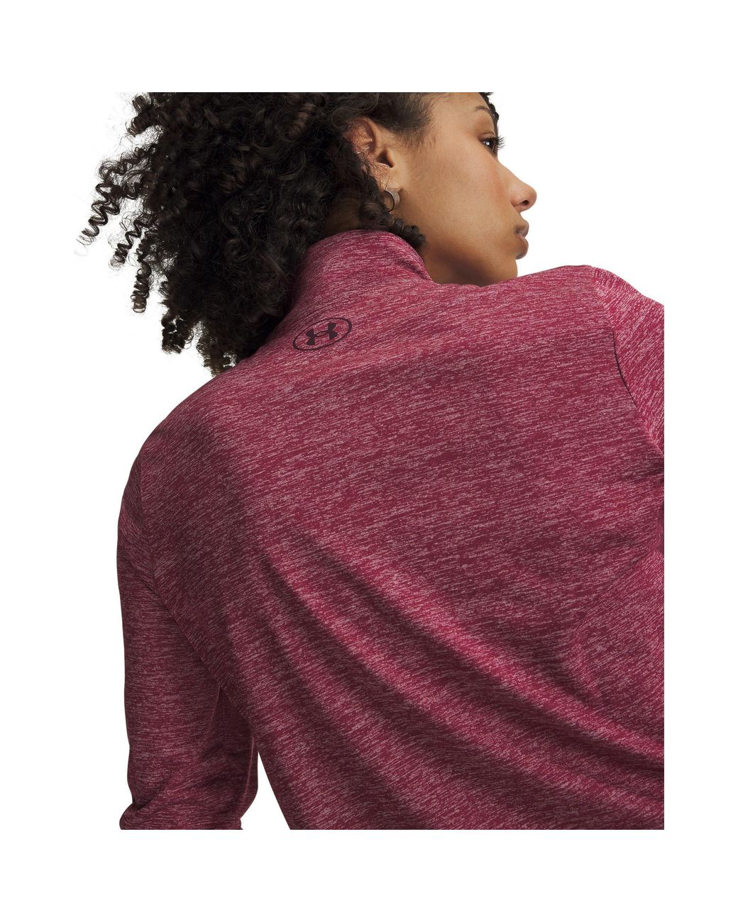 Under Armour Pink Tech Half Zip Top