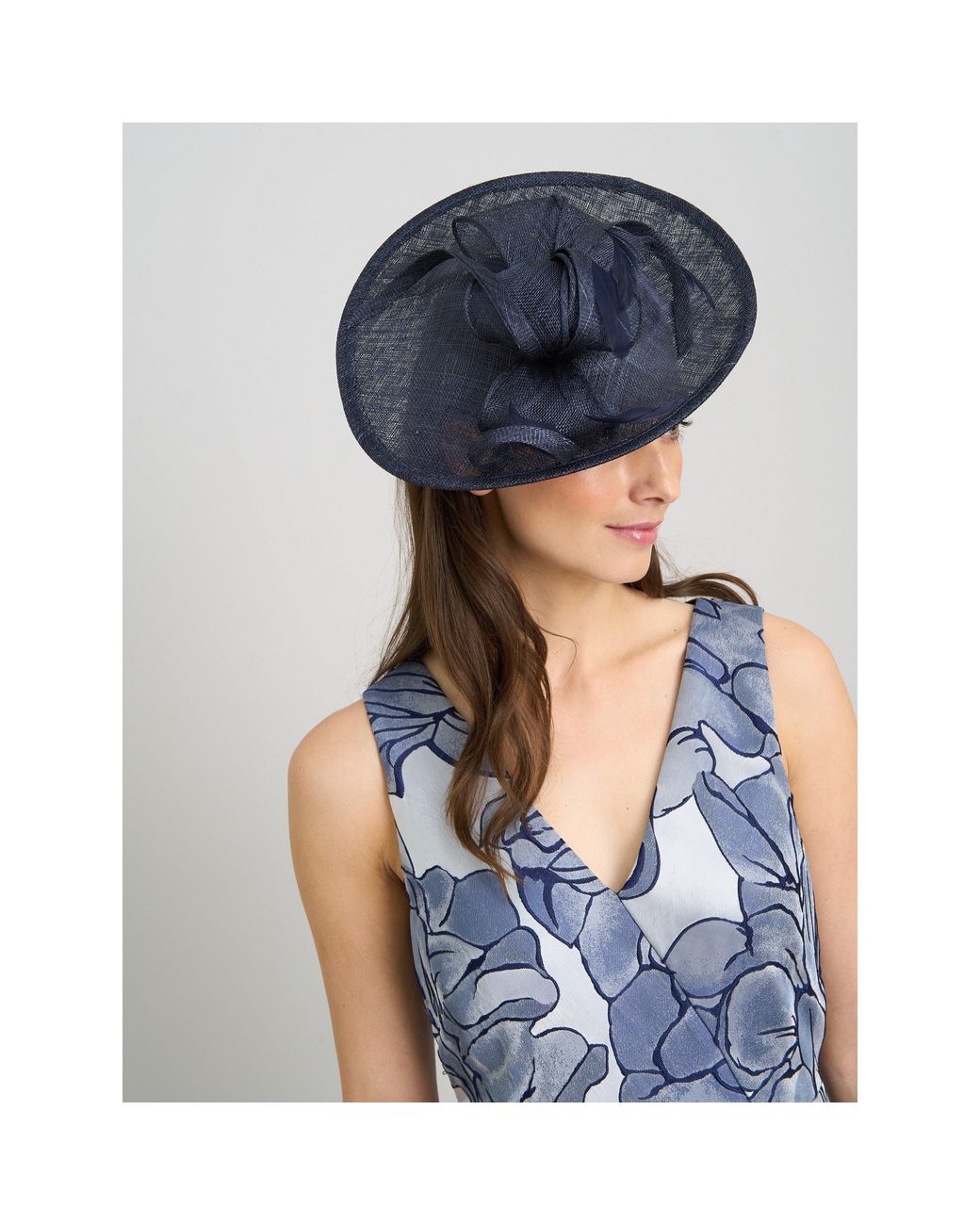 Gina Bacconi Blue Montana Jacquard Dress