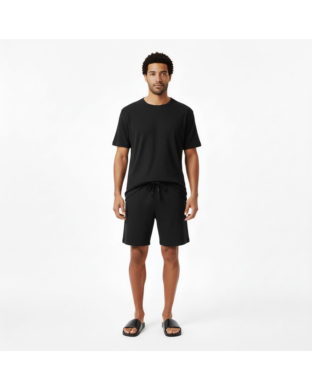 Boss Black Bodywear 2 Pack Short Sleeve T-Shirts With Logo Detail for men