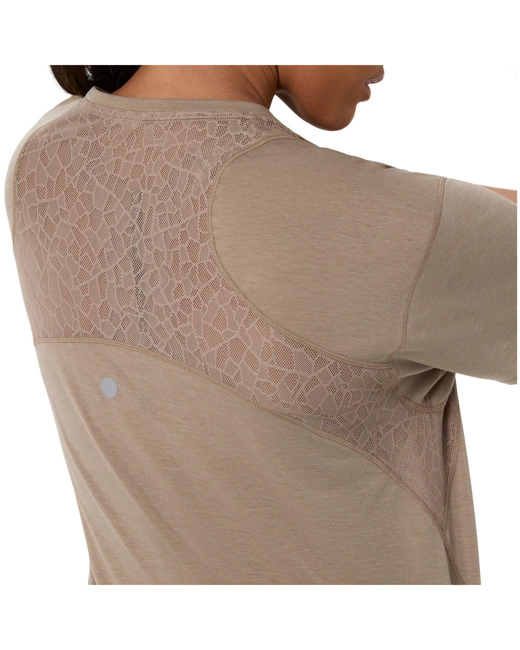 Asics Brown Nagino Short Sleeve Running T-Shirt
