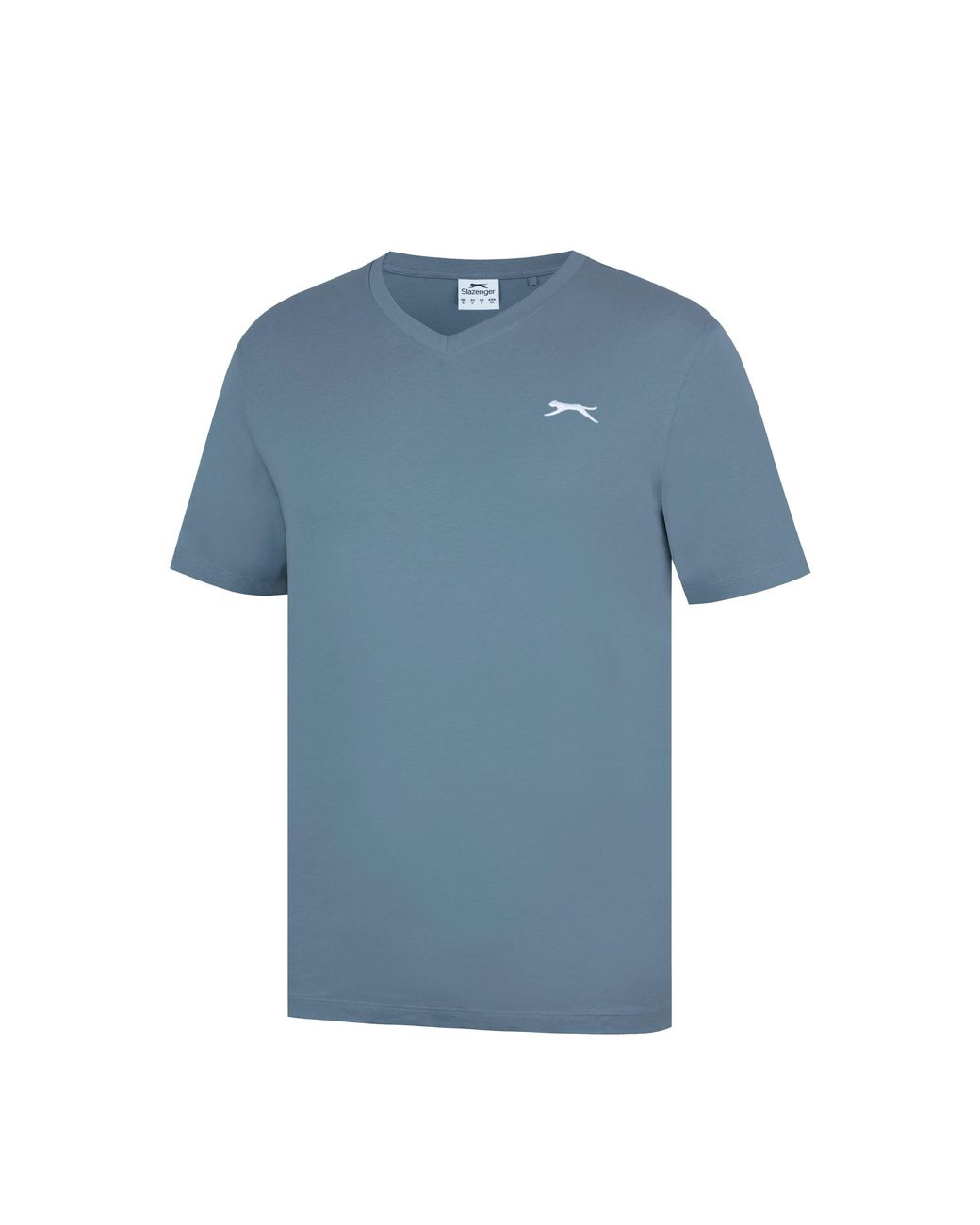 Slazenger 1881 Blue V Neck T Shirt for men