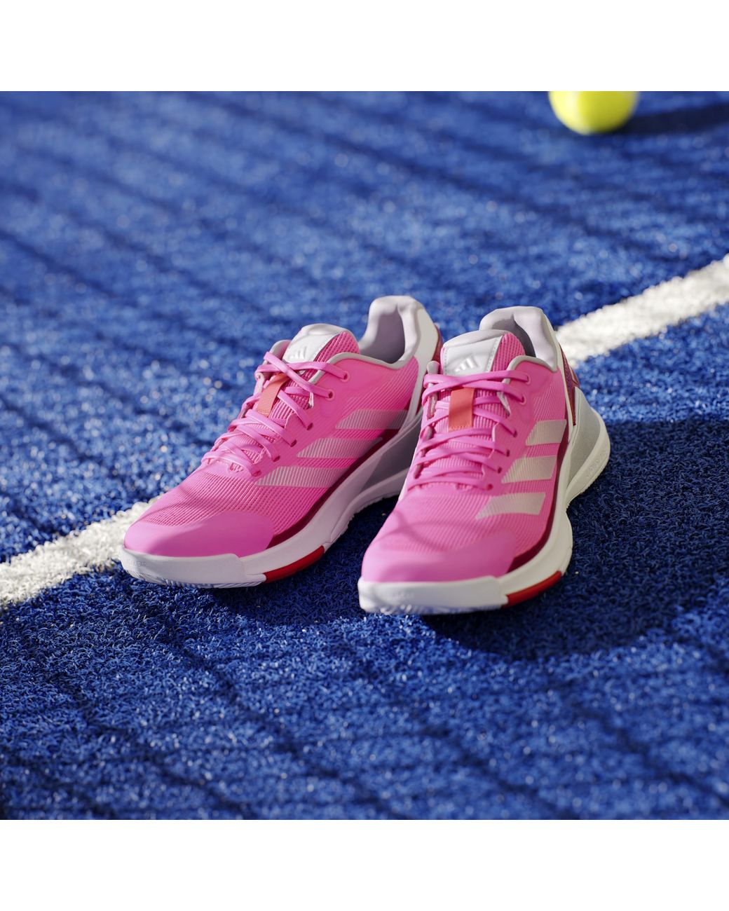 Adidas Originals Pink Crazyquick Lightstrike Padel Shoes