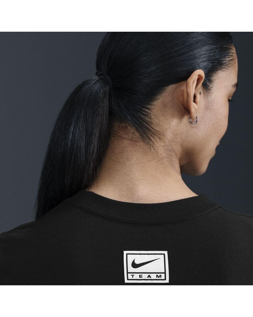 Nike Black Crop Tee