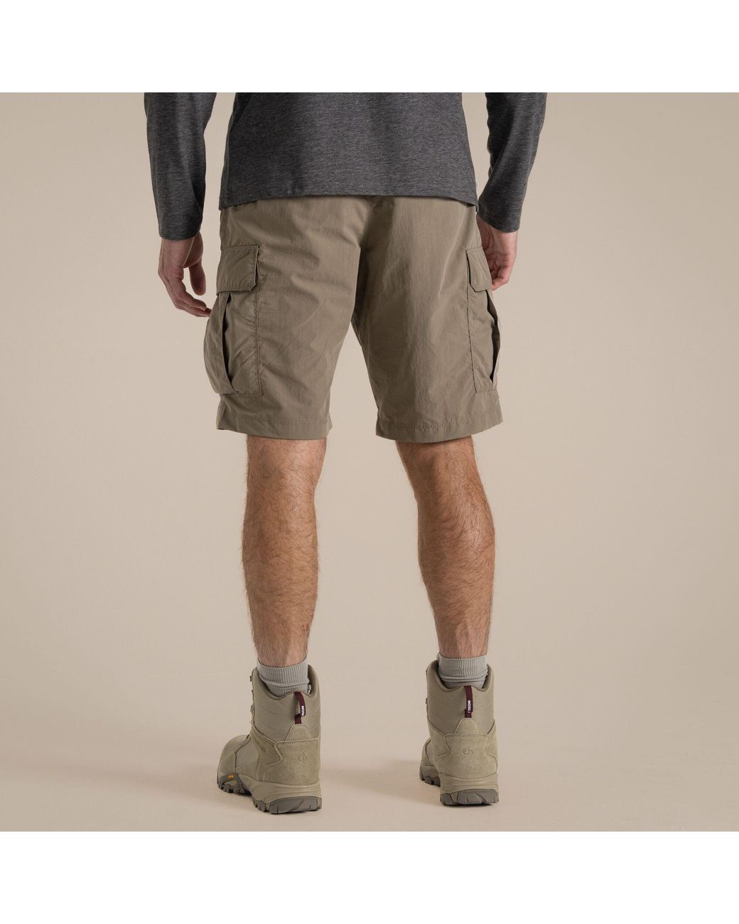 Craghoppers Natural Nosilife Iii Quick-Drying Cargo Trail Shorts for men