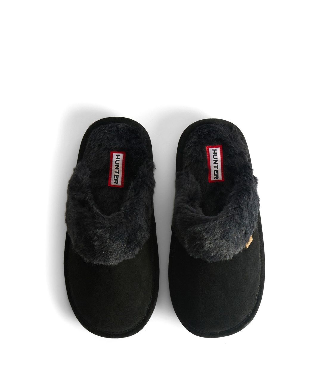 Hunter Black Mule Slipper