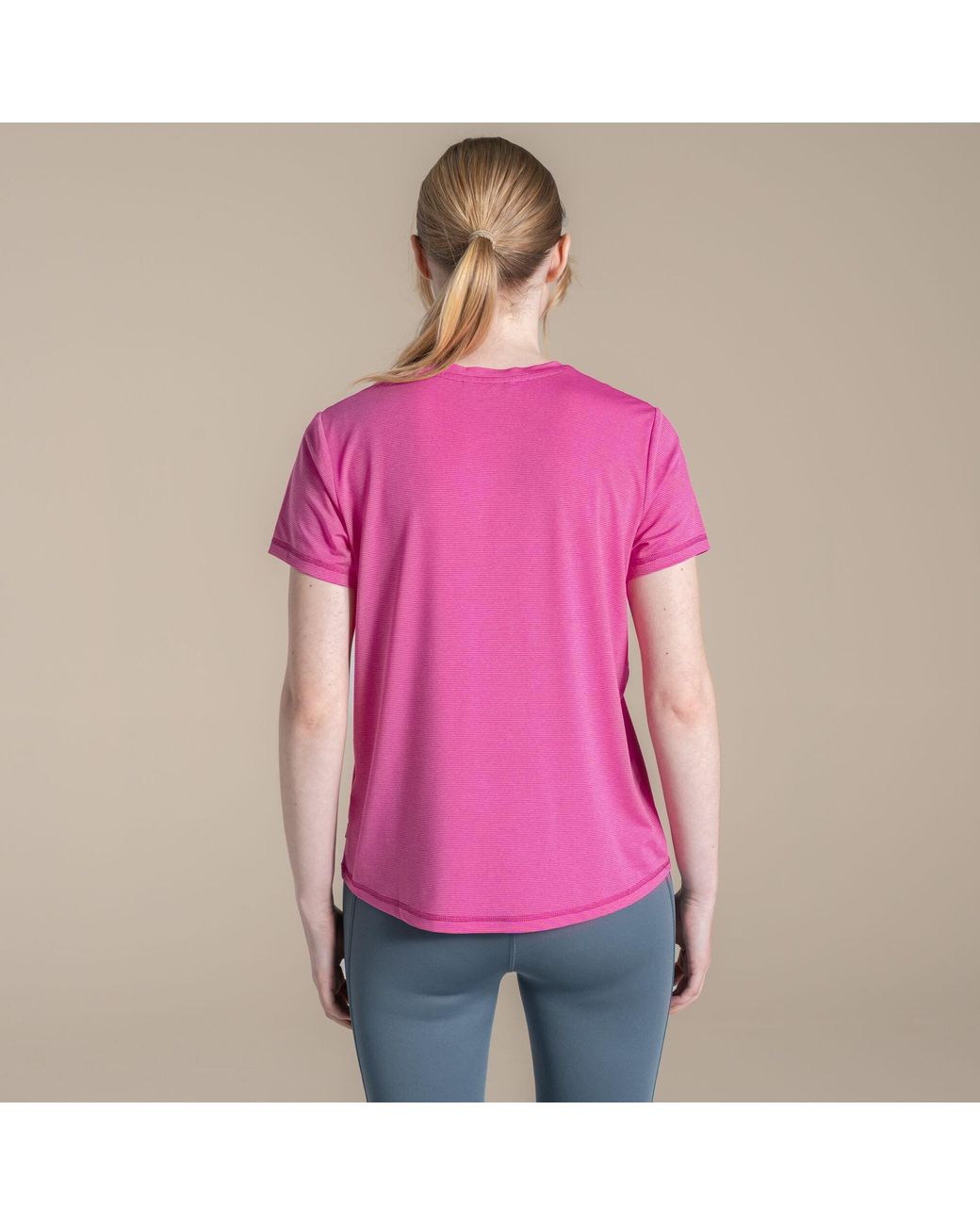 Craghoppers Pink Ellie Ii Quick-Drying Technical T-Shirt