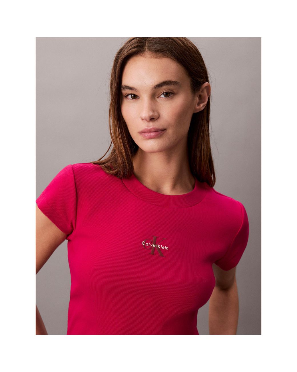 Calvin Klein Pink Baby Tee