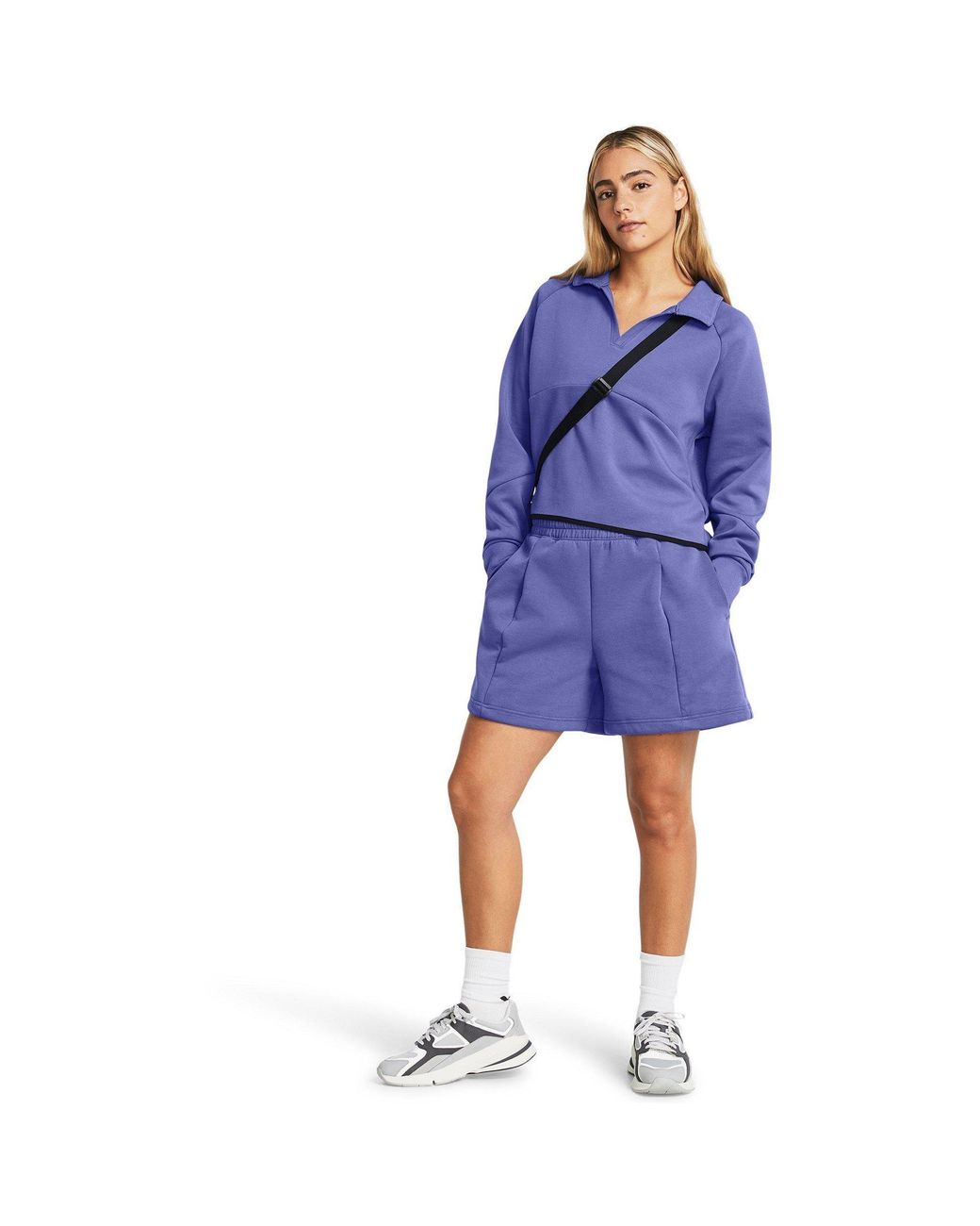 Under Armour Blue Fleece Performance Gym Shorts
