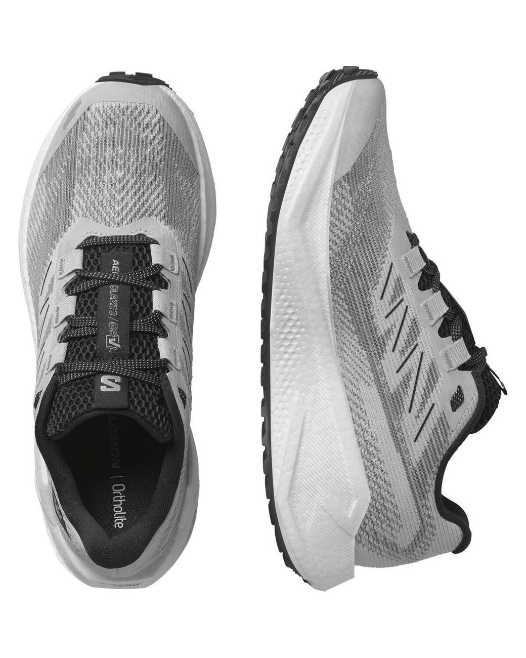 Salomon Gray Aero Blaze 3 Trail Running Shoes for men