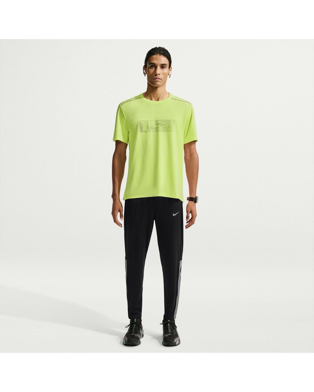 Nike Green Miler Wint Ss T Sn64 for men