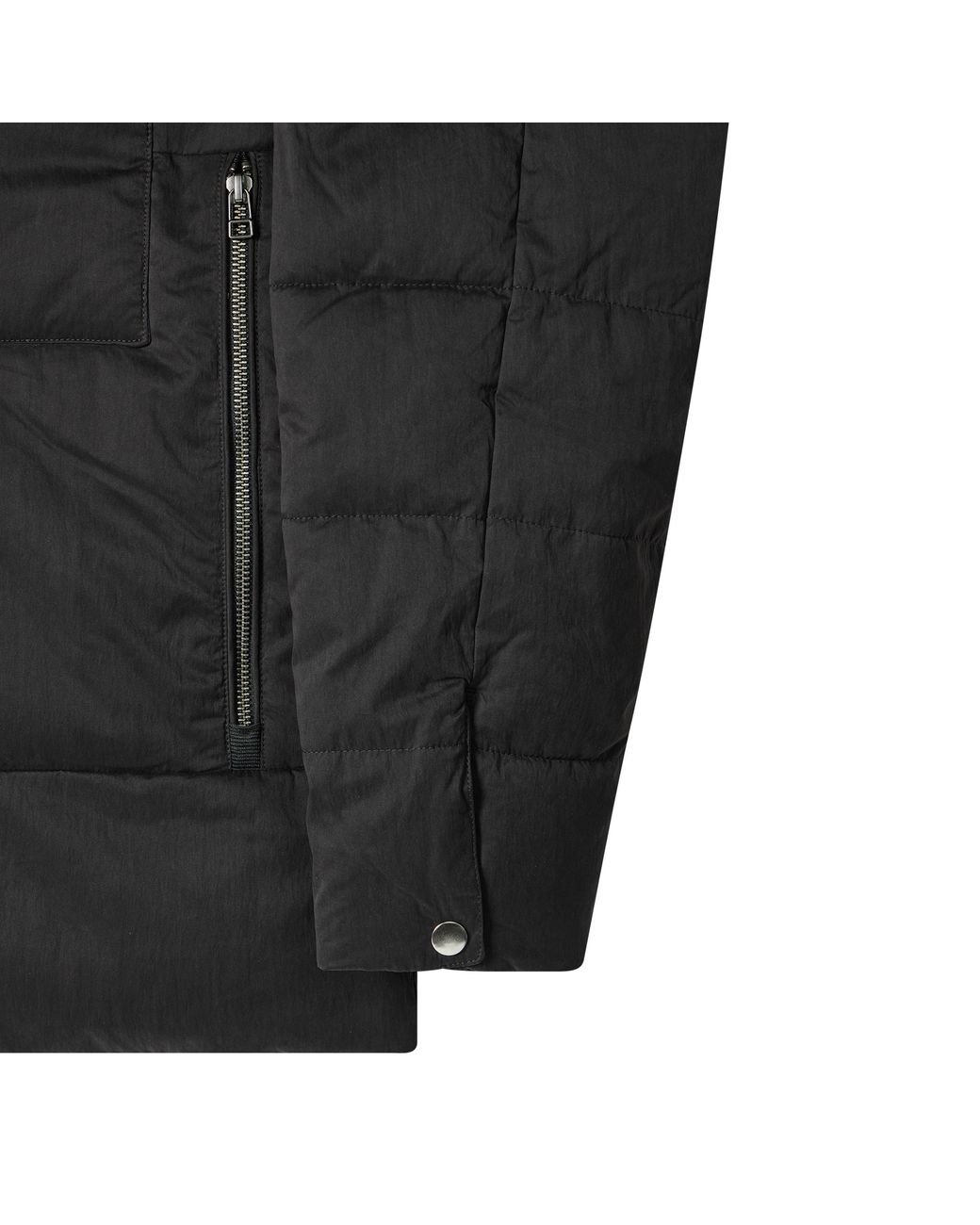 Paul Smith Black Fibre Down Medium Puffer Jacket for men