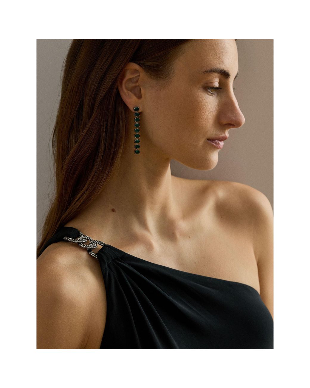 Ralph Lauren Black Belina Evening Gown