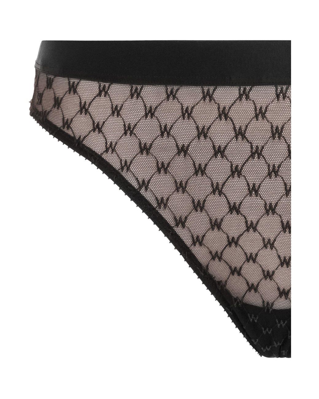 Wolford Gray Bikini Brief