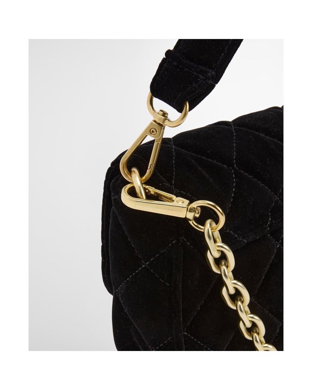 Barbour Black Quilted Mini Soho Crossbody Bag