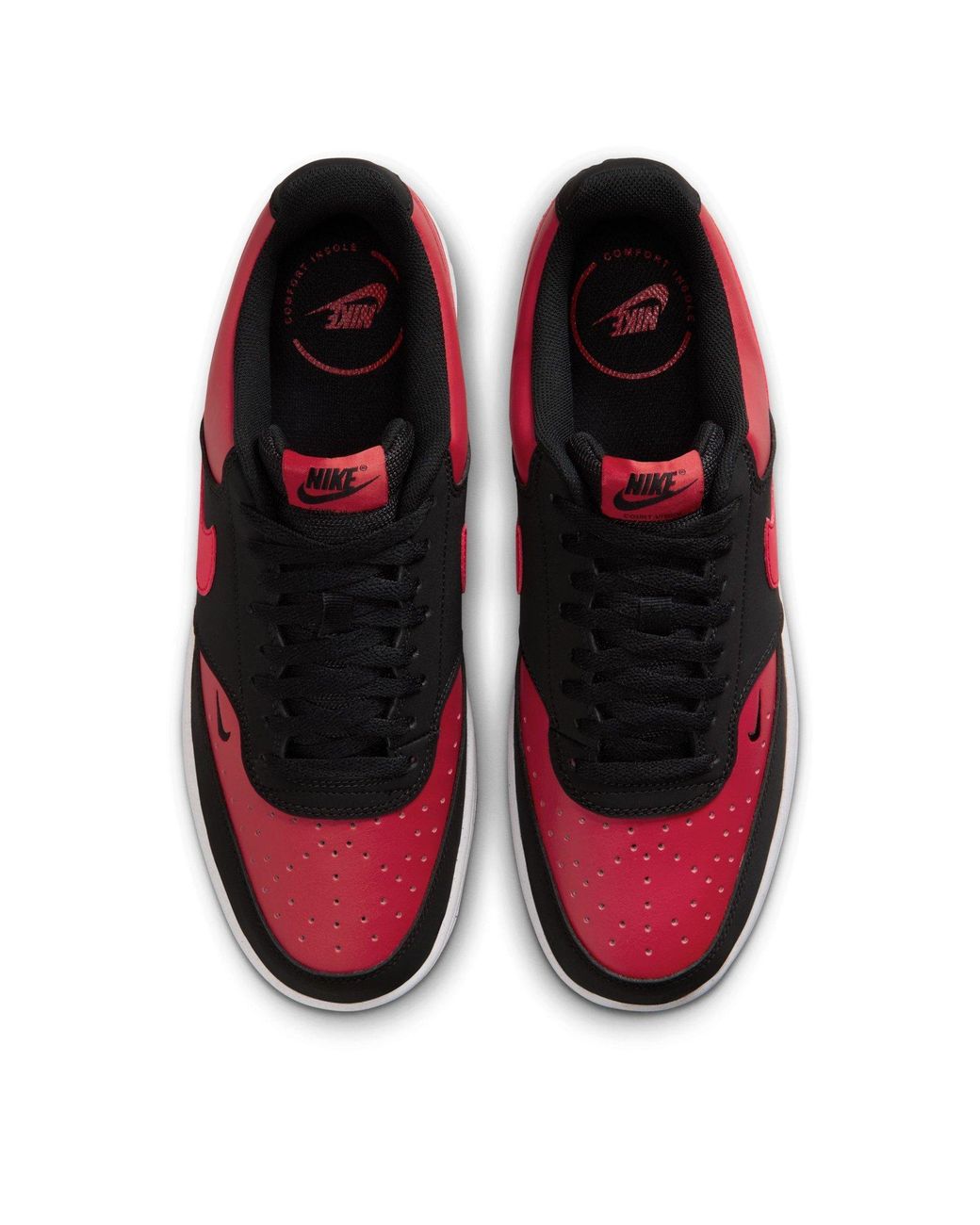 Nike Red Court Vision Low Trainers for men