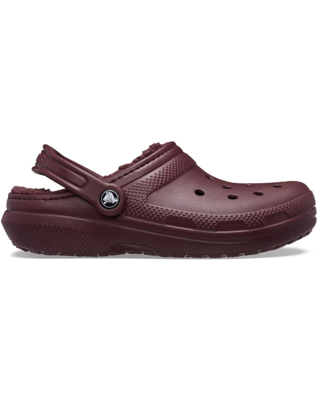 CROCSTM Red Classic Lined Mule Slippers