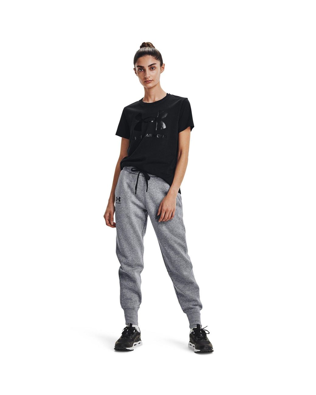 Under Armour Gray Ua Rival Fleece Joggers