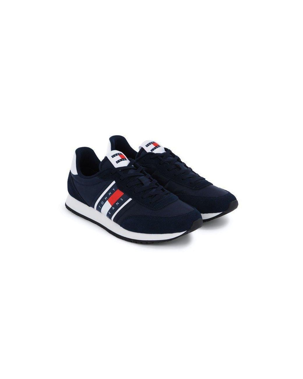 Tommy Hilfiger Blue Runner Casual Ess Trainers for men