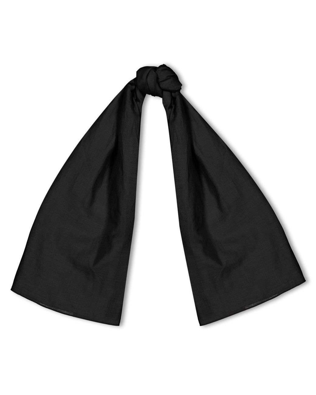 ANDAMANE Black Marley Foulard Lightweight Scarf