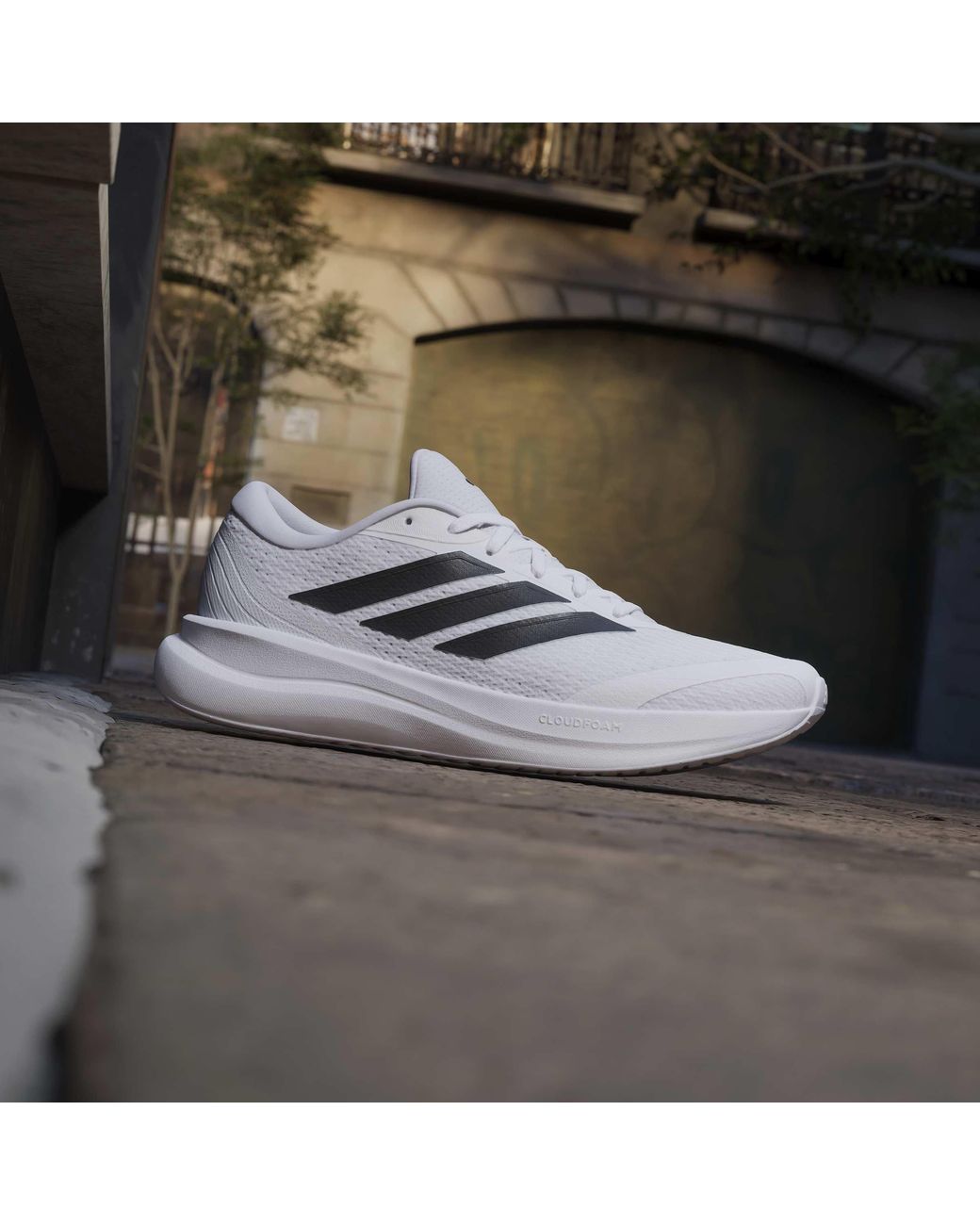 Adidas White Runfalcon Sneakers for men
