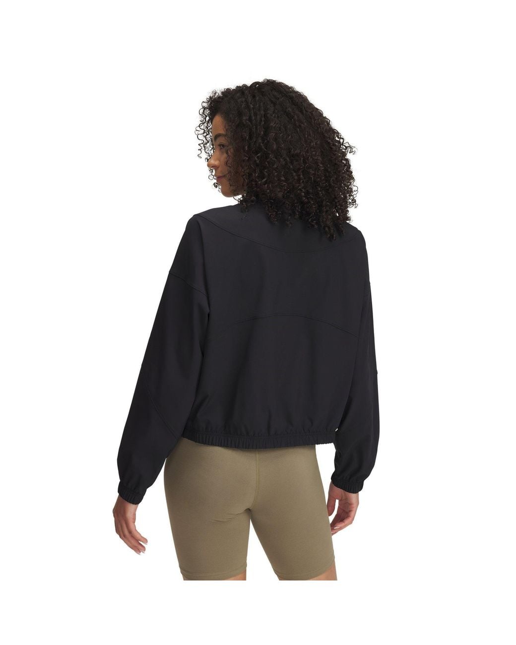 Under Armour Black Rival Woven Tracksuit Top
