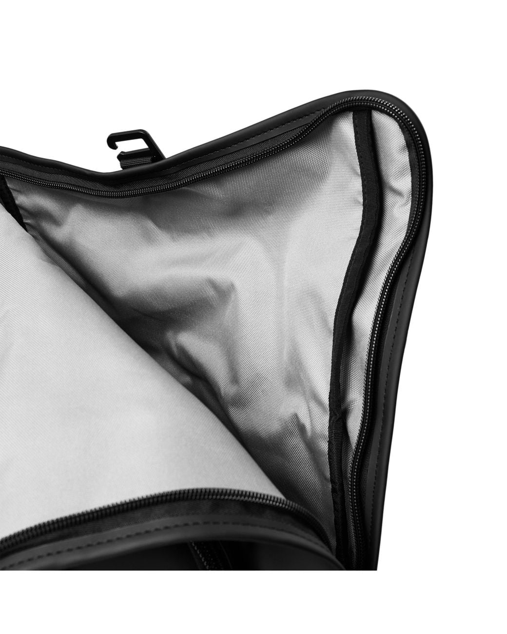 Rains Black Texel Moulded Waterproof Backpack 34 L