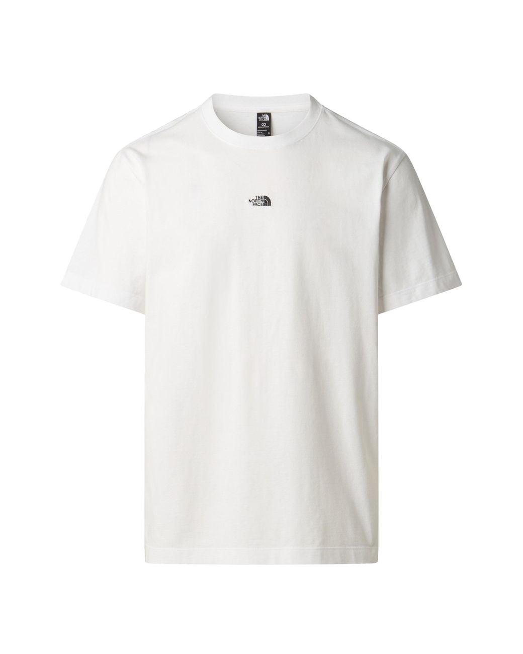 The North Face White Tnf Ess Central Logo Tee for men