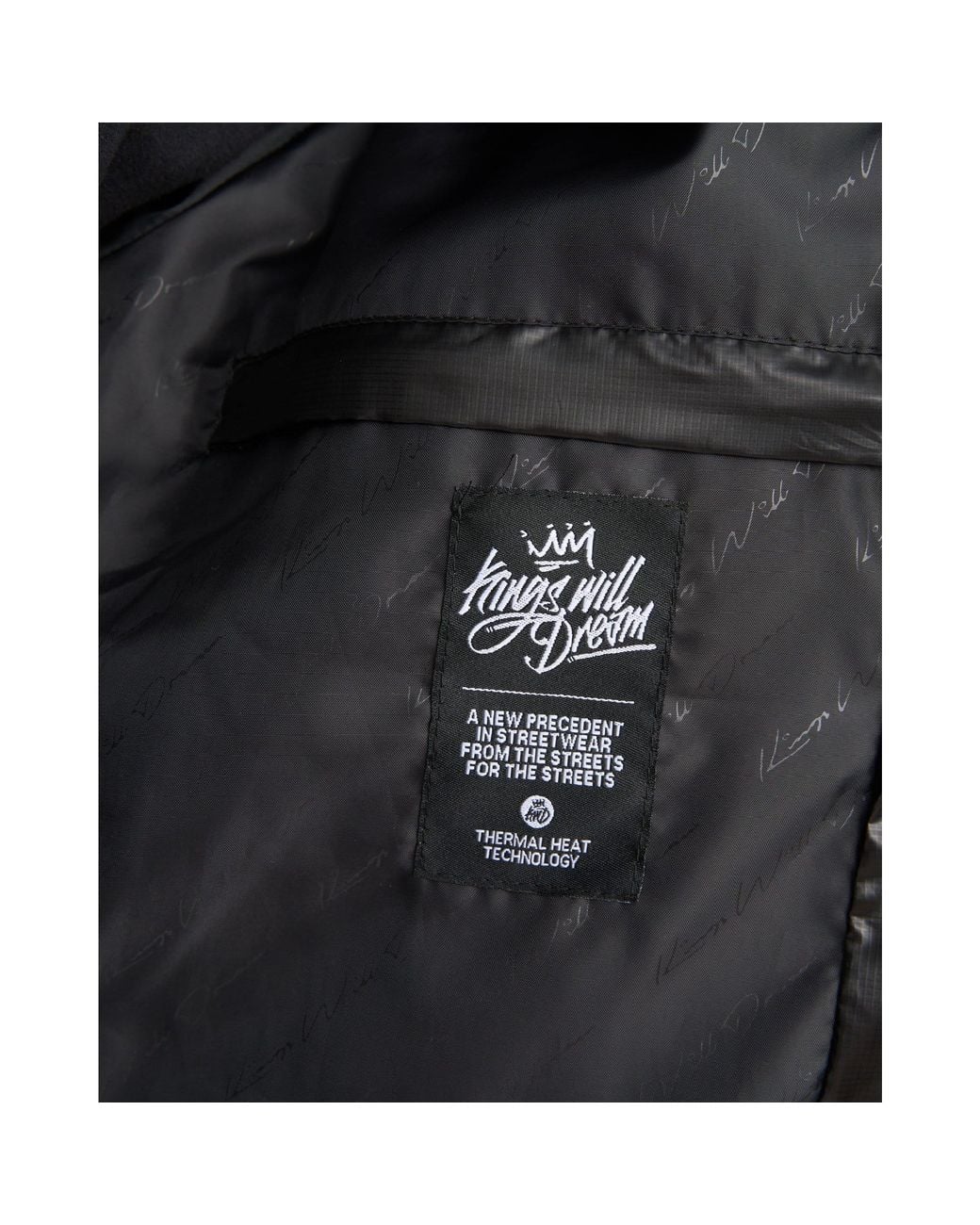 Kings Will Dream Black Ascend Puffer Jacket for men