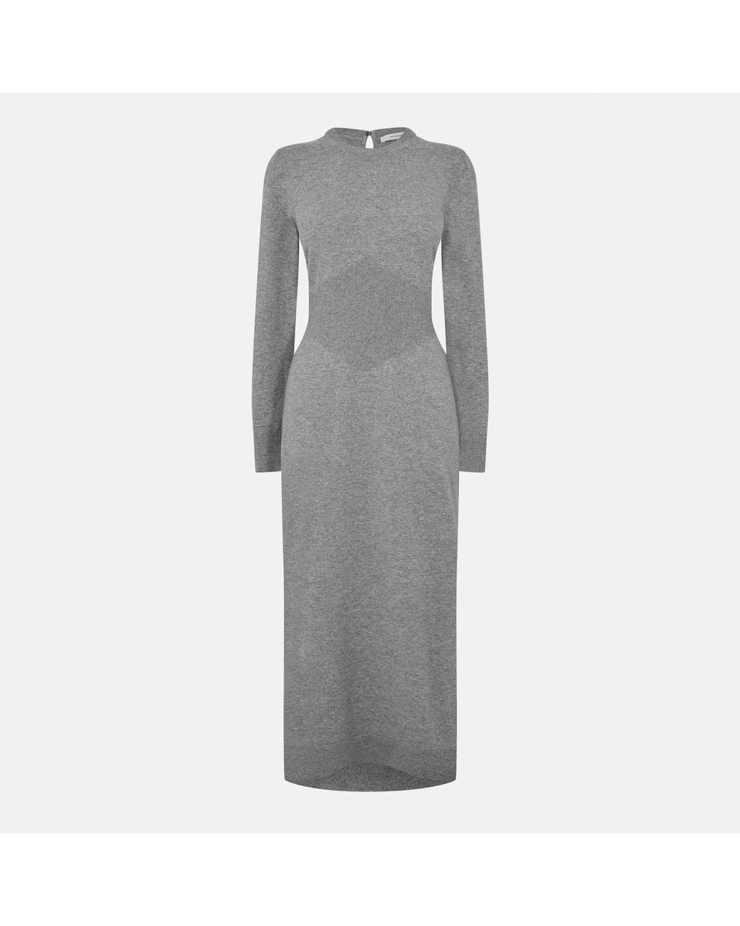 Givenchy Gray Cashmere Midi Jumper Dress