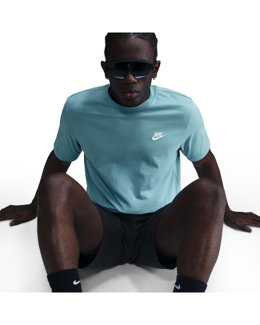 Nike Blue Sportswear Club T-Shirt for men