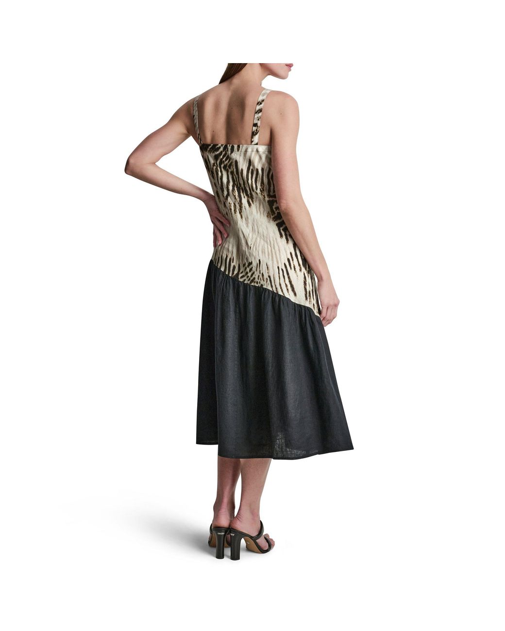 DKNY Black Long Maxi Dress