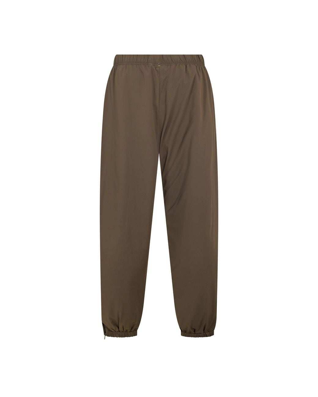 Fear Of God Brown Open Hem Woven Tracksuit Joggers for men