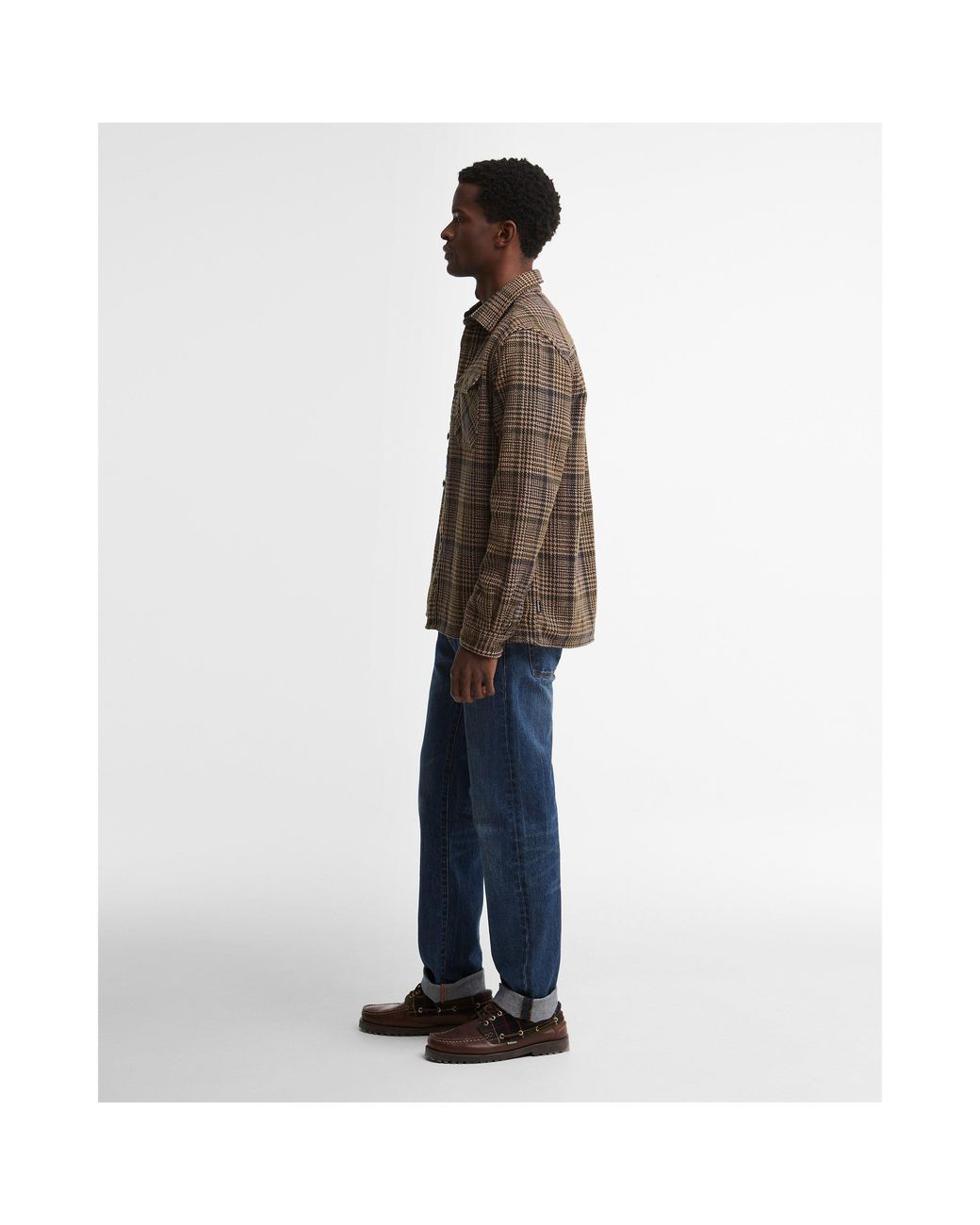 Barbour Green B.Li Milom Overshirt Sn64 for men