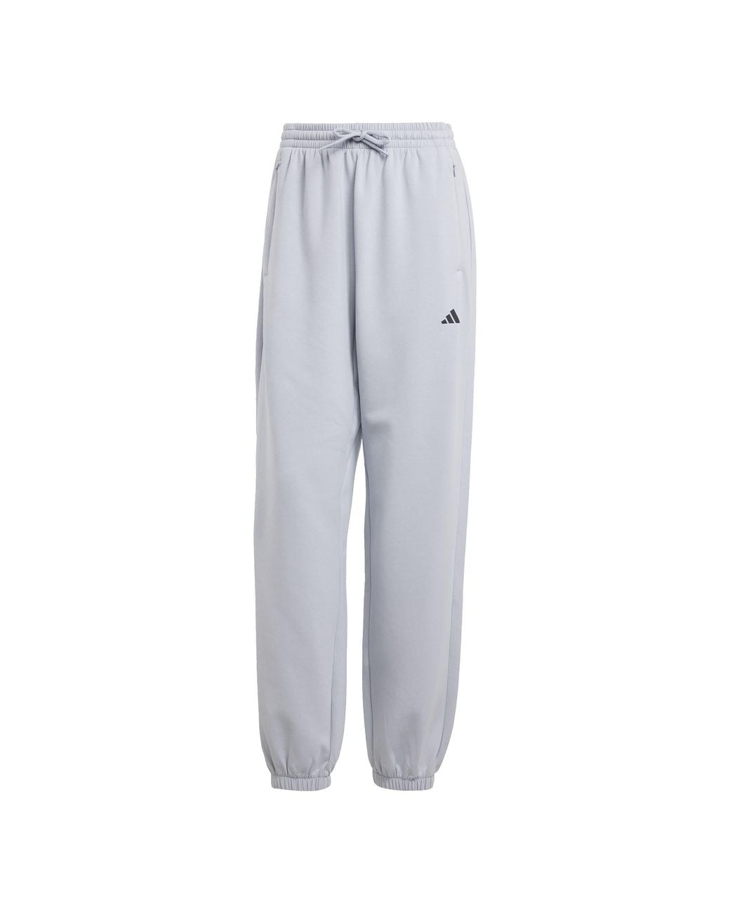 Adidas Gray D4T Knitted Open Hem Tracksuit Joggers