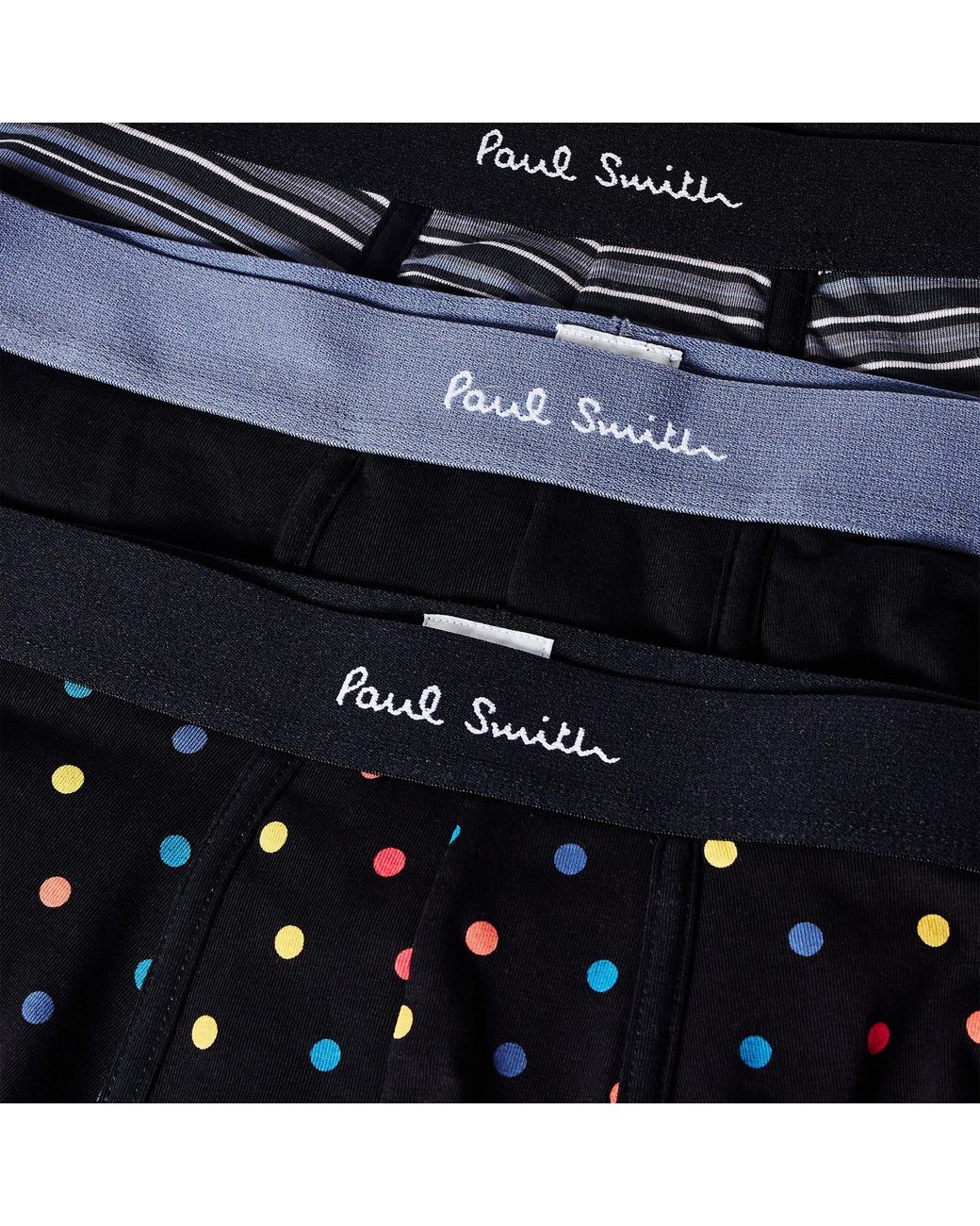 Paul Smith Black 3-Pack Boxer Briefs for men